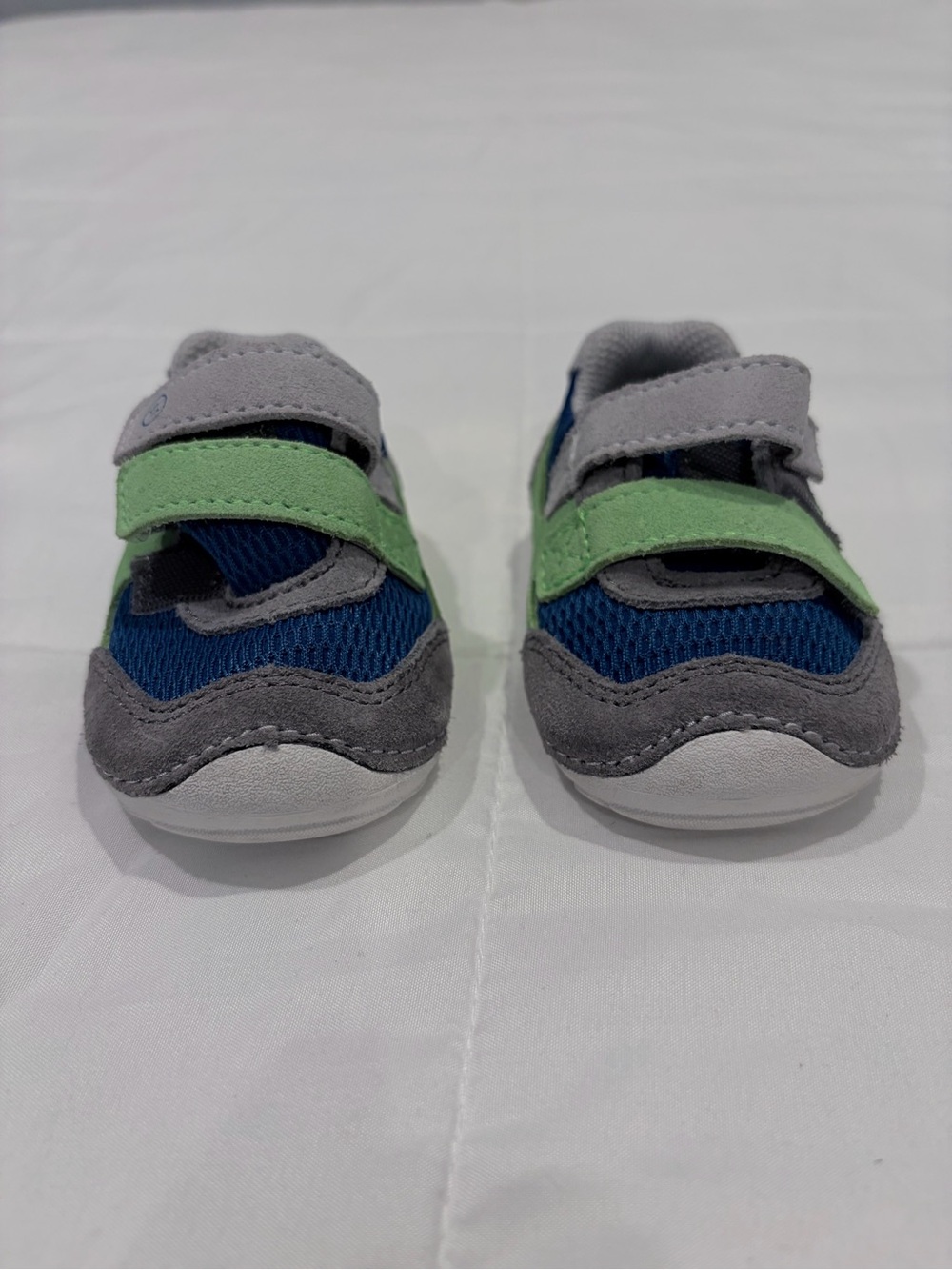 Stride Rite Blue & Green Baby Sneakers